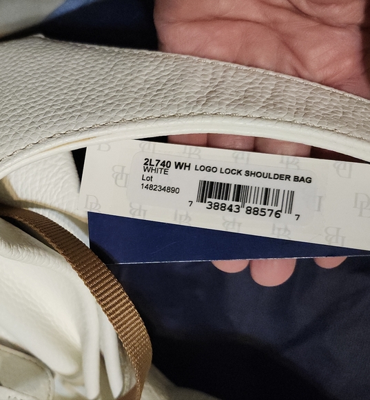 NWT Dooney and Bourke Pebble Grain Logo Lock Bag and Wallet - Picture 12 of 12